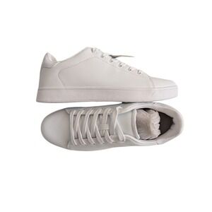 Mens White Sneakers Casual‎ Lace Up Comfort Fashion Shoes EU 43